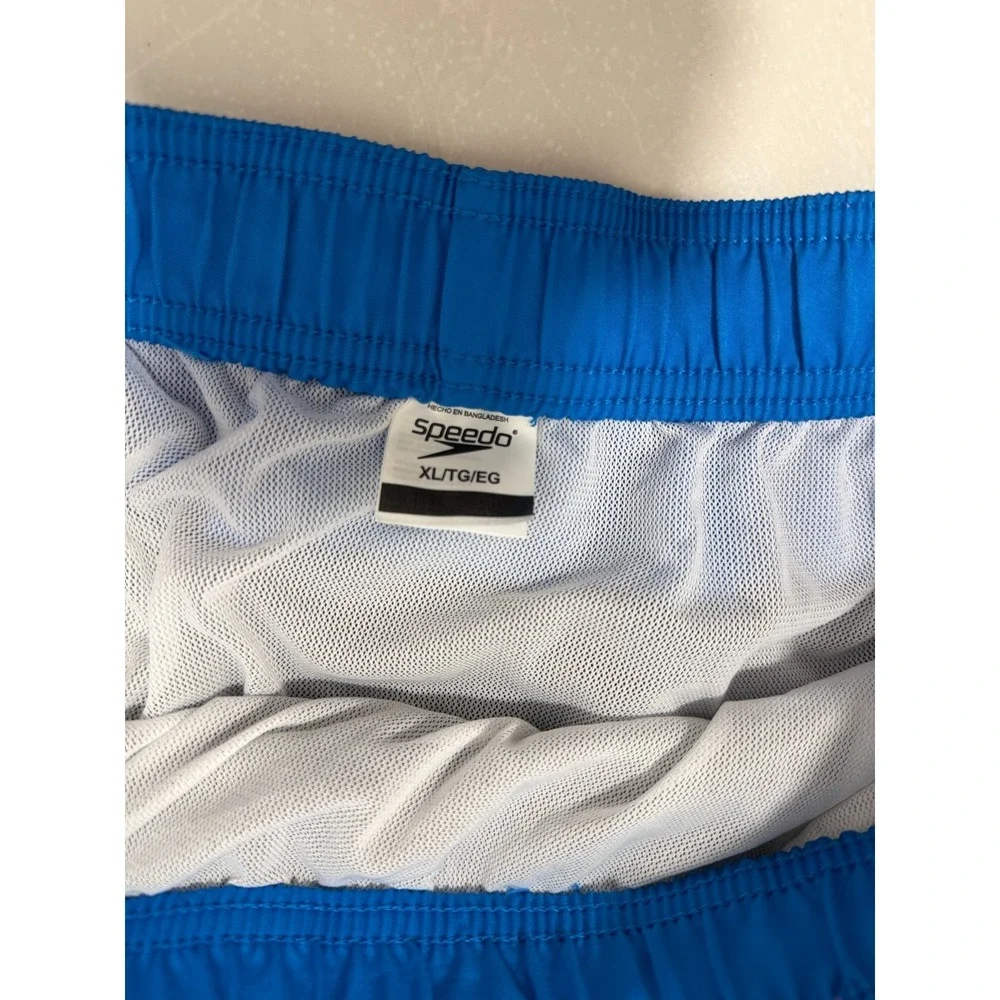 Speedo Marina Volley Swim Trunks Navy Blue Board Shorts Mens Size XL - AS IS